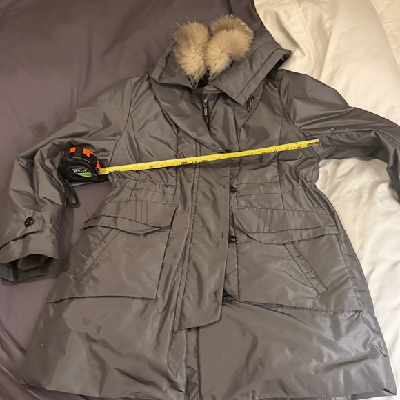 Blue Duck Shearling Ladies fur trimmed parka coat - Picture 6 of 7